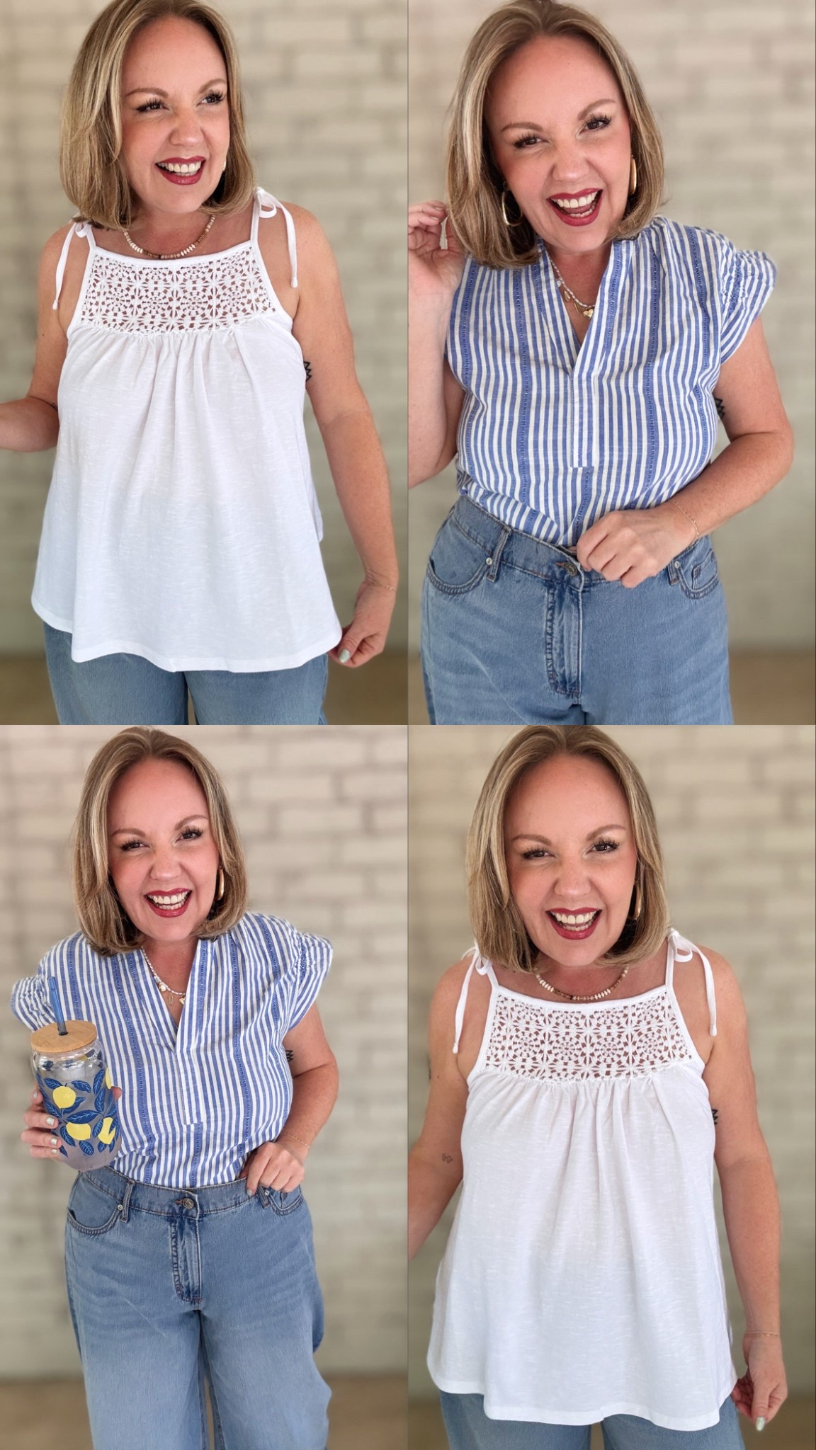 Size 10/med 

#LTKSummerEdit #LTKOver40 #LTKSeasonal