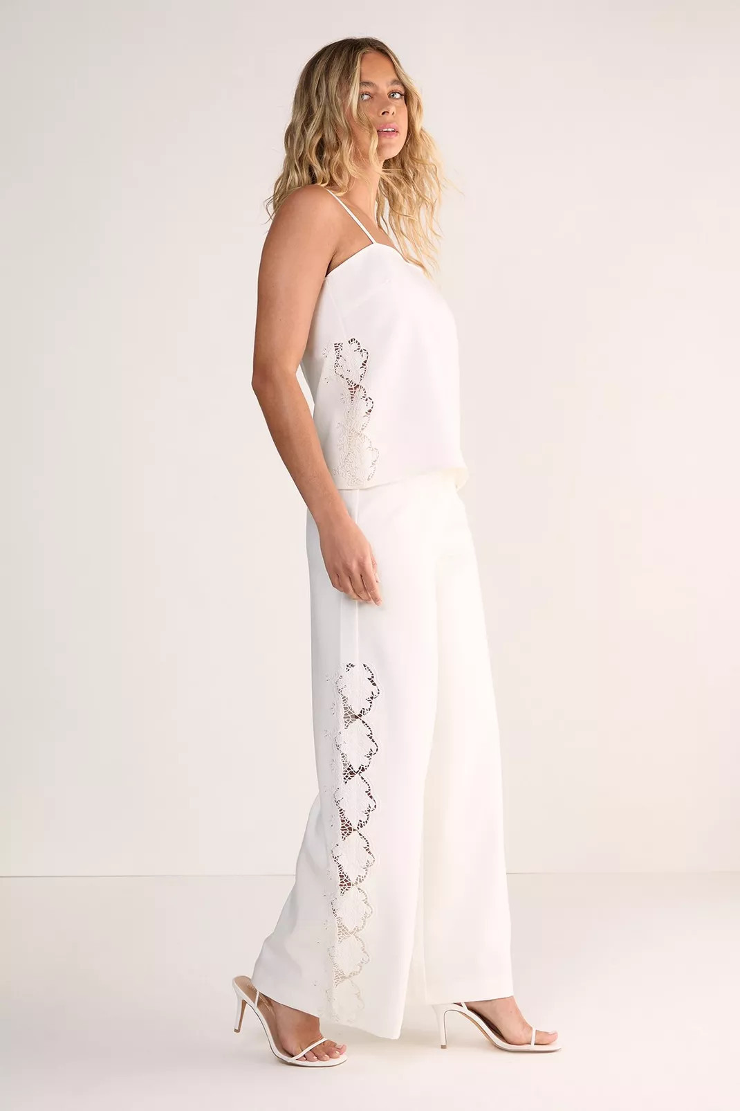 Cutwork Side Tailored Wide Leg Pants | Nasty Gal US