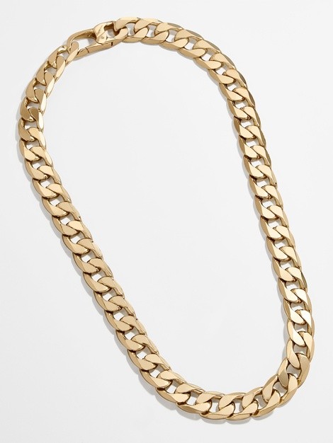 Large Michel Curb Chain Necklace | BaubleBar (US)
