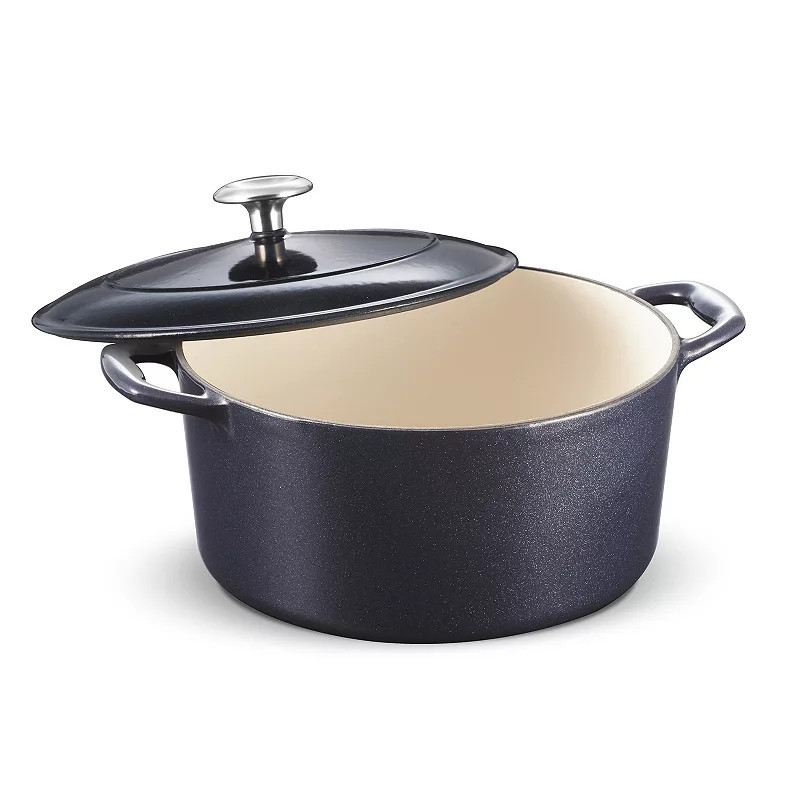 Tramontina Enameled Cast-Iron 5.5-qt. Dutch Oven, Dark Blue | Kohl's