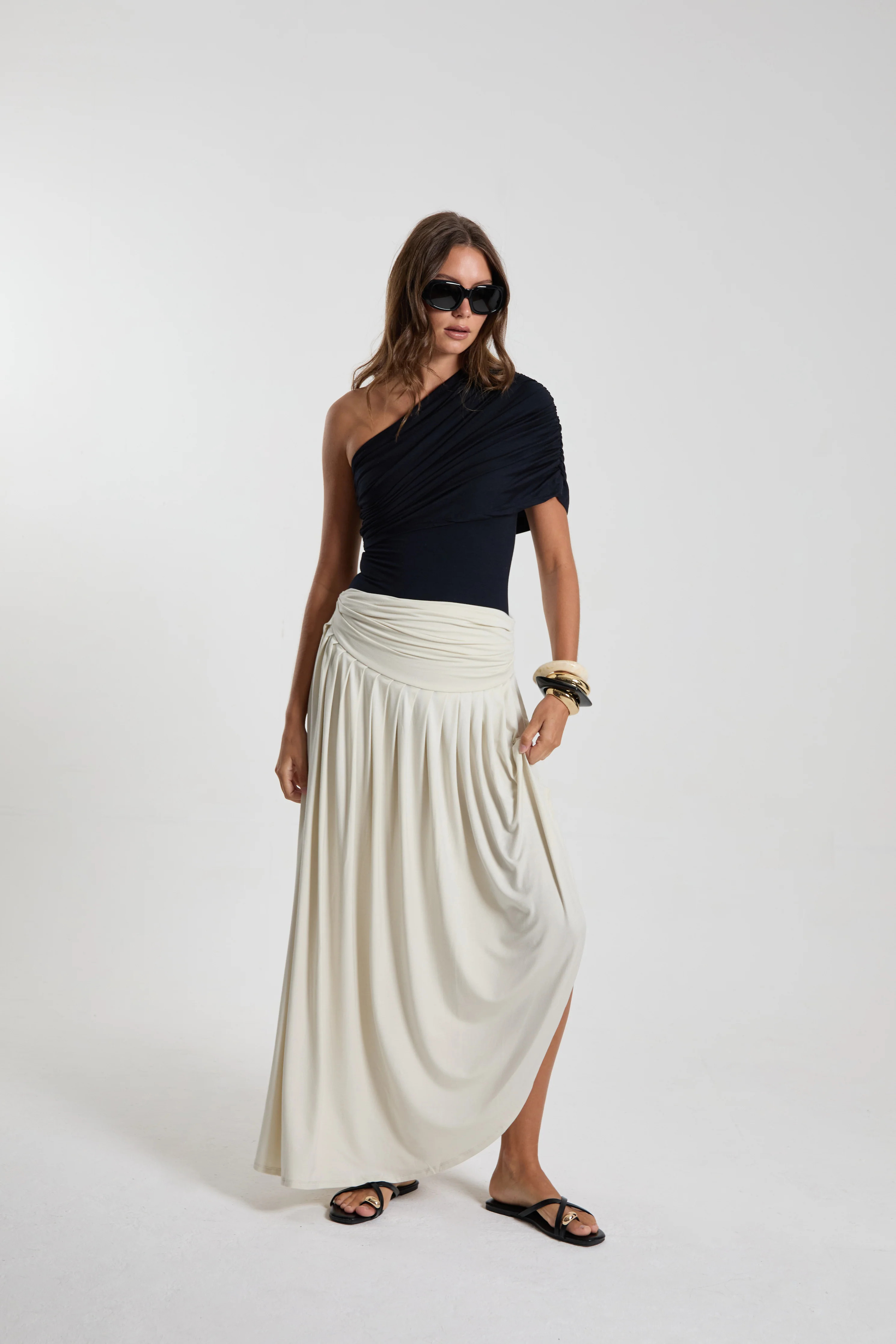 Drape Balloon Skirt | KLAYD