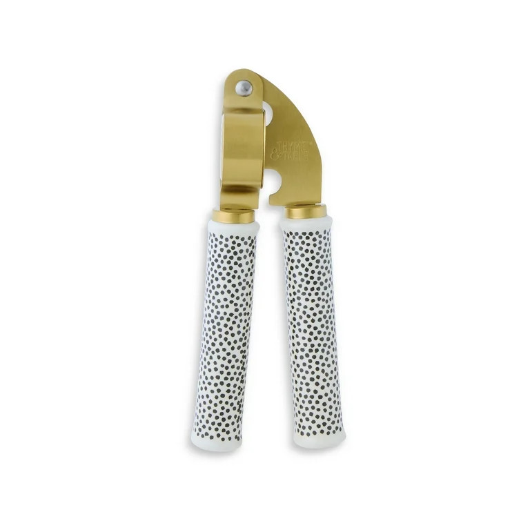 Thyme & Table Stainless Steel Garlic Press with Ceramic Dot Handle | Walmart (US)