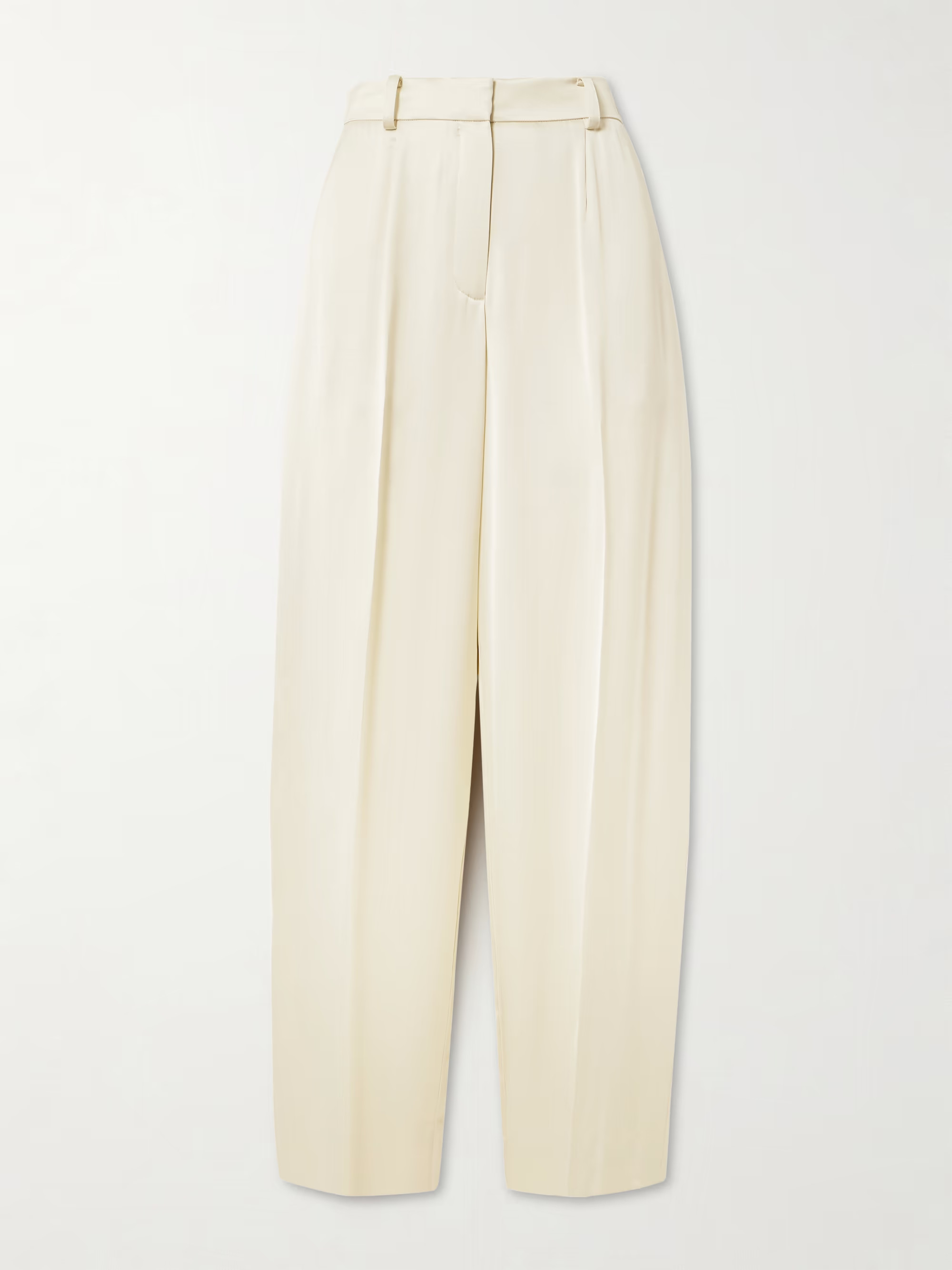 Pleated woven wide-leg pants | NET-A-PORTER (UK & EU)