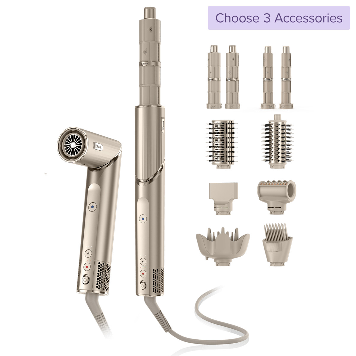 Build Your Own Shark FlexStyle Air Styling & Drying System, Stone | HD400 | SharkNinja | SharkNinja