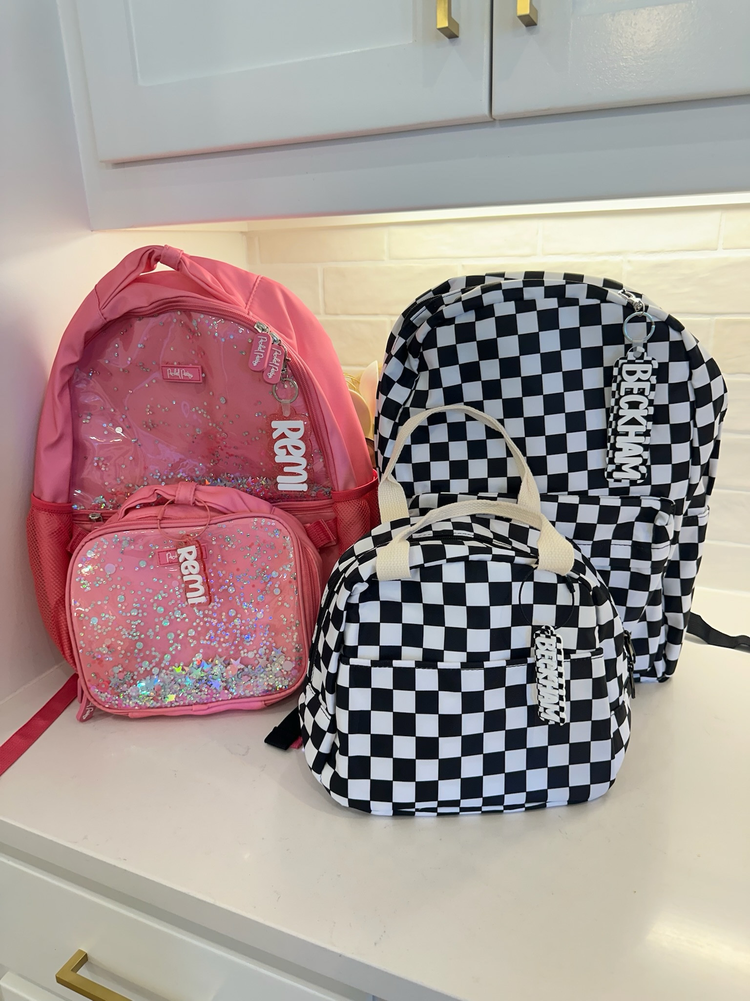 Linking Remi and Beckham’s backpacks + lunch boxes! 

Amazon Walmart affordable school BTS pink checkered boys girls sparkly girly black and white mom favorites kids family home school shopping 

#LTKBacktoSchool #LTKKids #LTKFamily