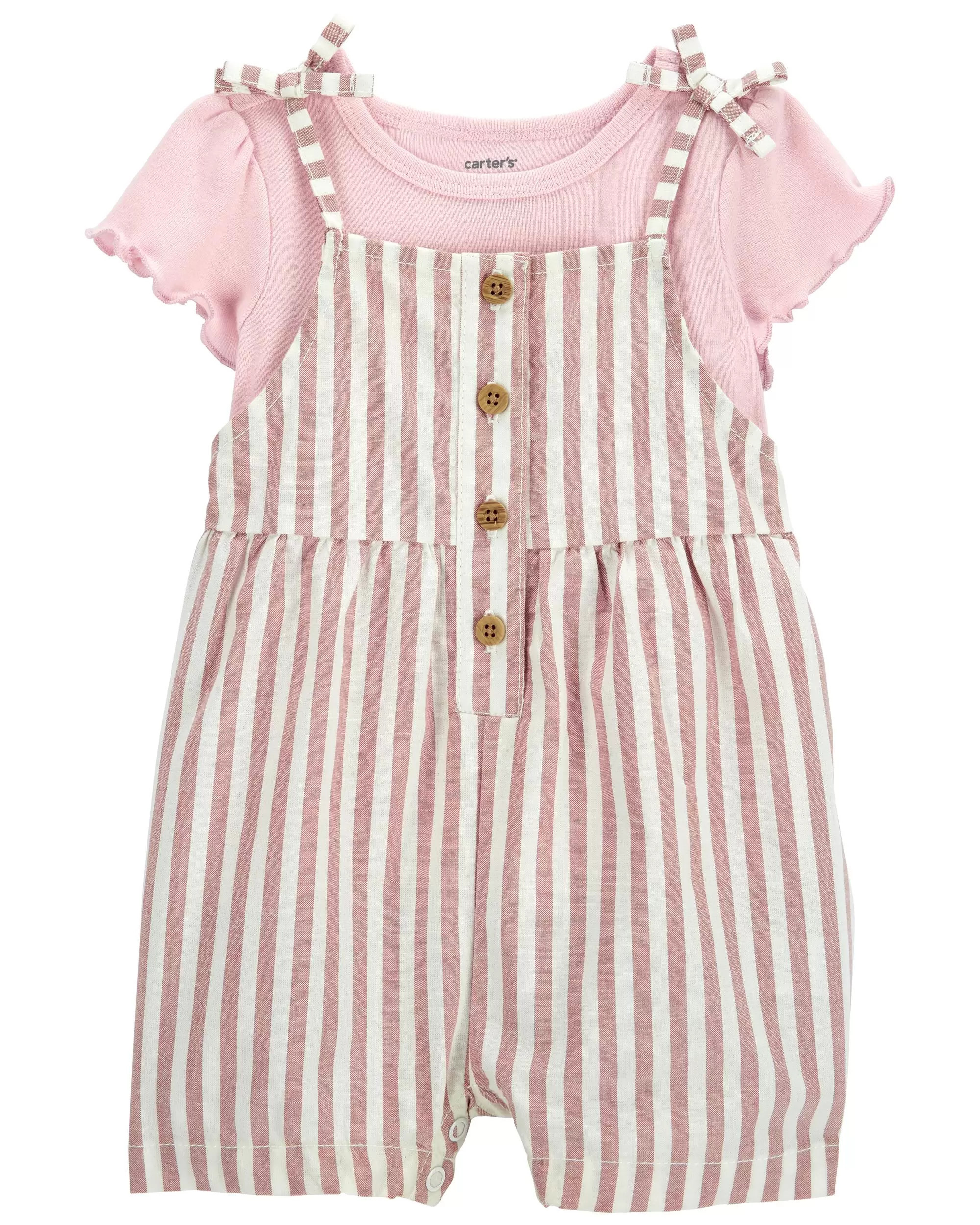 Baby 2-Piece Tee & Shortall Set | Carter's