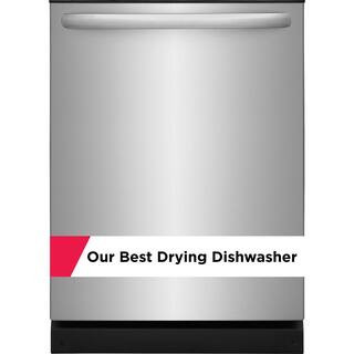 Frigidaire 24 in Top Control Built in-Tall Tub 52 dBA Dishwasher with Plastic Tub in Stainless St... | The Home Depot