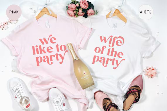 Wife of the Party Shirts Bachelorette Party Shirts | Etsy | Etsy (US)