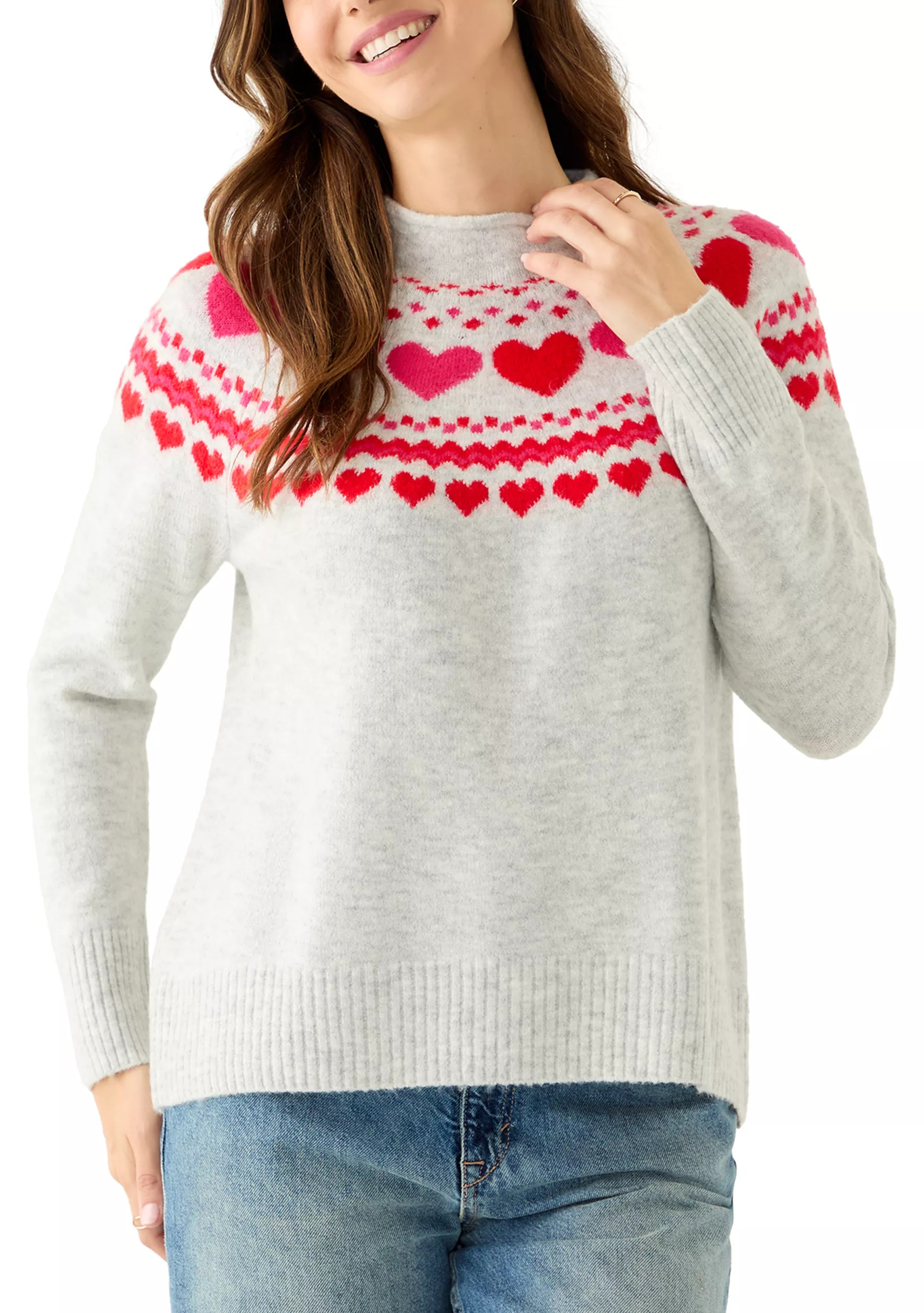 Women's Heart Fair Isle Sweater | Belk