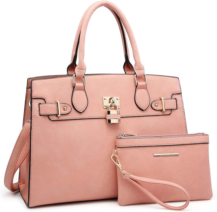 Dasein Women Handbags and Purses Ladies Shoulder Bag Top Handle Satchel Tote Work Bag with Matchi... | Amazon (US)