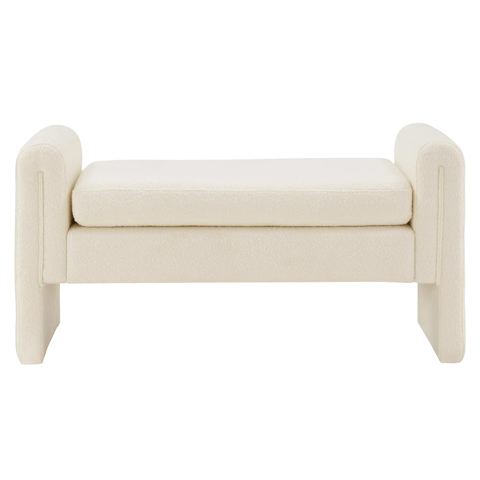 Millwood Boucle Upholstered Bench | Wayfair North America