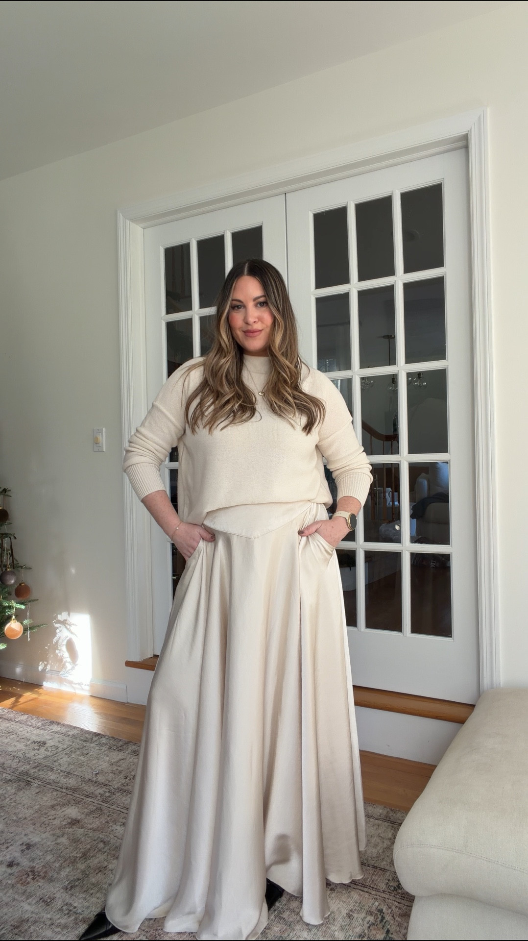 A moment for this GORG free people maxi 👏🏼 Ivory is sold out 😢 but other colors are available and select colors are 25% off right now at Nordstrom and Bloomingdales. Wearing an 8  

#LTKootd #LTKHoliday #LTKSeasonal