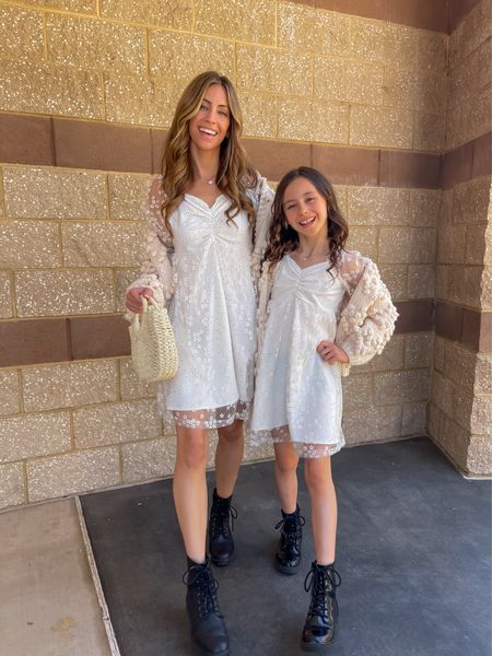 Mommy and me style 🤍

Straw clutch, knitted sweater, white dress, spring dress, summer dress, black boots, boots, curling iron, heatless curls, petite, mommy and me outfits.
#ltkpetite #jenniferxerin

#LTKKids #LTKFamily #LTKFindsUnder50