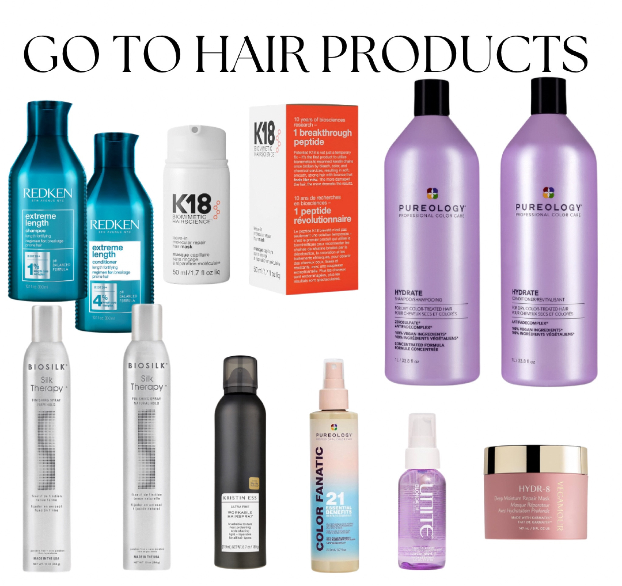 My go to hair products! 

#LTKfindsunder50 #LTKbeauty #LTKstyletip