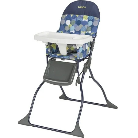 Cosco Simple Fold Full Size High Chair with Adjustable Tray Comet | Walmart (US)