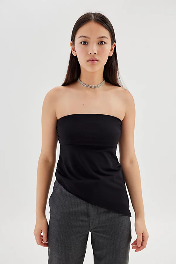UO Y2K Asymmetrical Tube Top | Urban Outfitters (US and RoW)