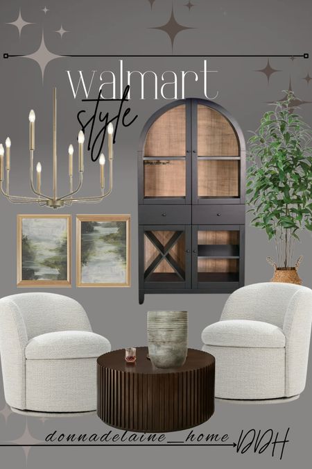 Walmart: top selling swivel chairs. Perfect for a sitting area, living room.. they’re so pretty paired with this dark wood coffee table! 
Affordable home furniture, Walmart finds 

#LTKxWalmart #LTKHome #LTKFamily
