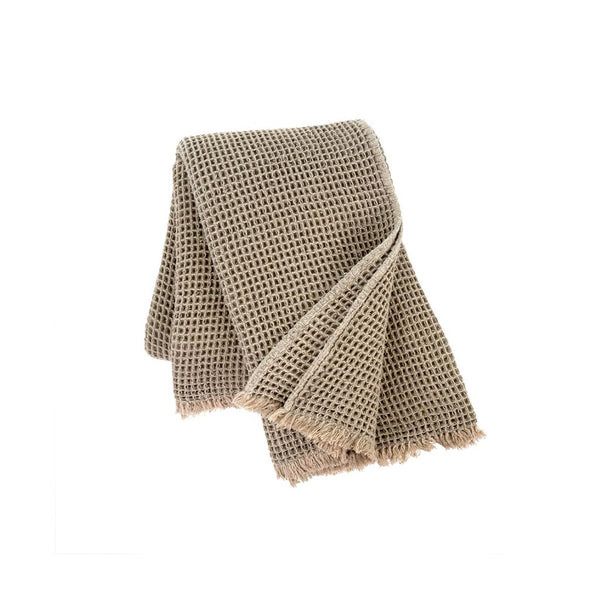 Marne Waffle Weave Throw Blanket | Meridian