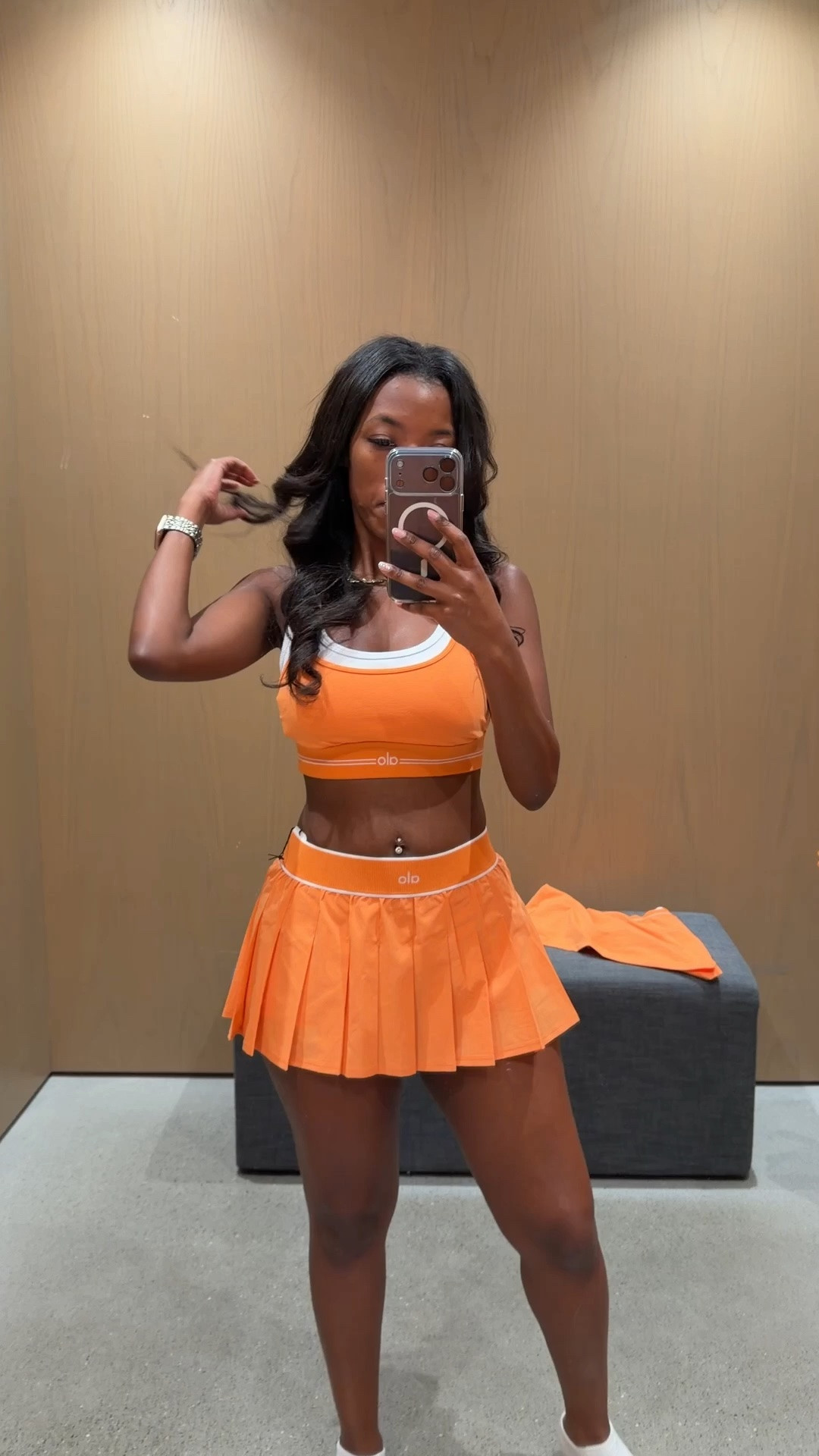 Okay @Alo Yoga I was unfamiliar with your game! Look at this cute set! 🧡

#LTKootd #LTKselfcare #LTKActive