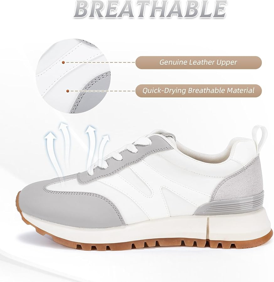 IXU 2024 Sneakers for Women Casual Walking Shoes Comfortable Tennis Running Fashion Shoes Fall Sh... | Amazon (US)