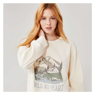 Wild at Heart Graphic Pullover | Joe Fresh