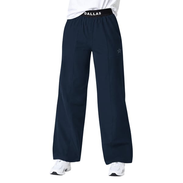 Dallas Cowboys Starter Women's Athleisure Wide-Leg Trousers - Navy | Fanatics