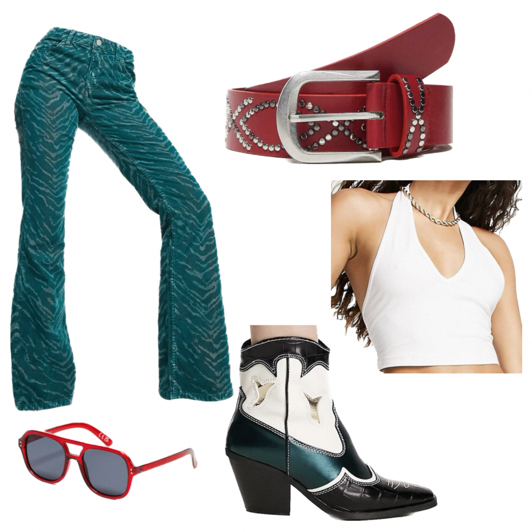 I loved pairing this outfit for an Elton John concert. I later purchased a tour t-shirt that also worked with the look. Teamed with heart shaped costume glasses, but paired here with some cool shades for an everyday fit instead ❤️✌️

#LTKU #LTKSeasonal #LTKSale