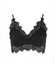 The Jayne | Black Lace Bralette Top | Sinead Keary