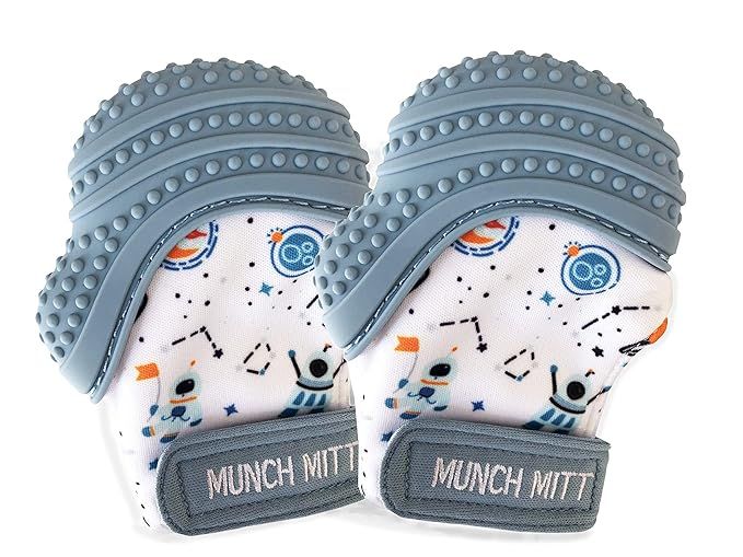 Malarkey Kids Munch Mitt 2-Pack | Baby Teething Mitten Protects Hands from Chewing & Saliva, Heal... | Amazon (US)