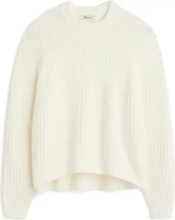 Ribbed Cotton Blend Sweater | Nordstrom