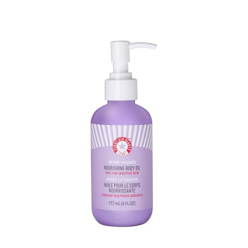 First Aid Beauty - After-Shower Nourishing Body Oil, Hydrates Skin & Locks In Moisture with Skin-Loving Lipids Jojoba Seed and Grapeseed Oil, Safe for Sensitive Skin, 6 oz | Amazon (US)