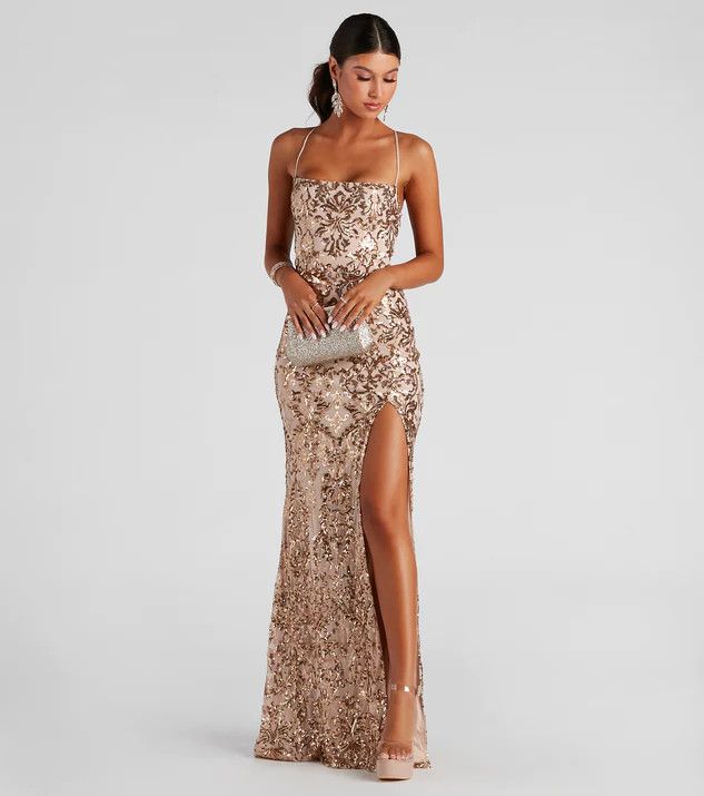 Kinsley Formal Sequin Mermaid Dress | Windsor Stores