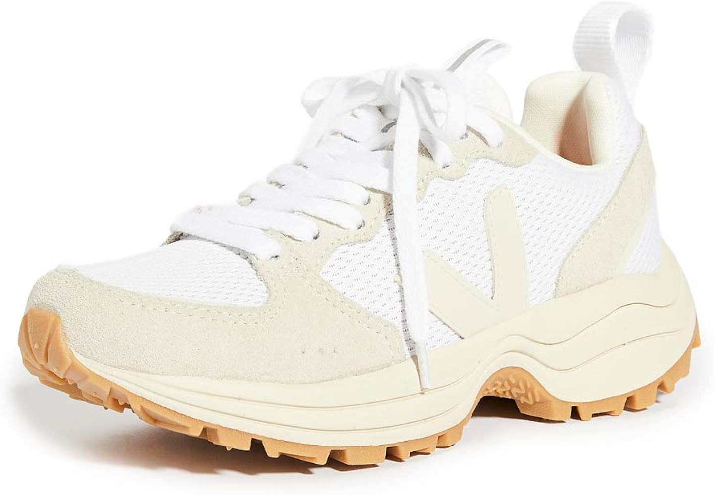 Amazon.com | Veja Women's Venturi Trainer Sneakers, White Pierre/Natural, 5 Medium US | Fashion S... | Amazon (US)