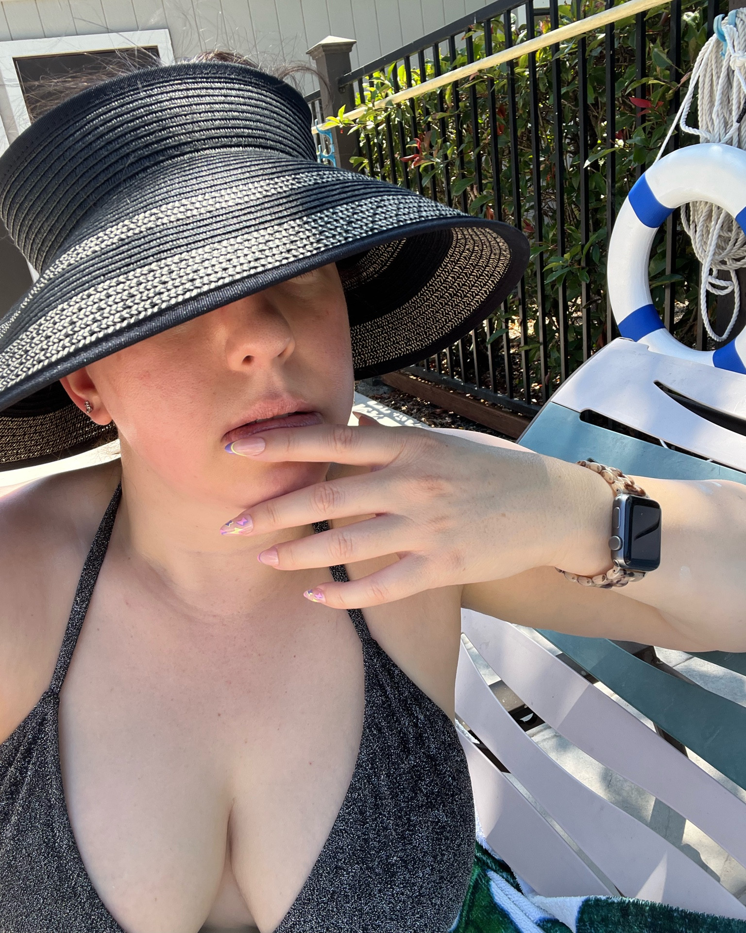 Walmart swim favorites / sparkle bikini / string bikini / straw hat / straw visor / press on nails 

#LTKTravel #LTKStyleTip #LTKSwim