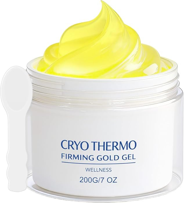 Cryo Thermo Firming Gold Gel,Face & Body Tightening Cream with Collagen Peptides & Hyaluronic Aci... | Amazon (US)