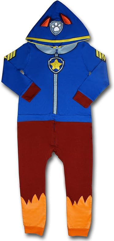 Nickelodeon Paw Patrol Chase Boys’ Zip Up Long Sleeve Hooded Romper for Newborn, Infant and Tod... | Amazon (US)