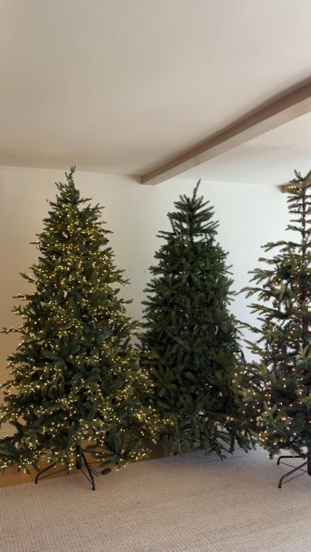 Four of my favorite Christmas trees from Amazon! 
FROM LEFT TO RIGHT:
1. Glitzhome - has the twinkle light feature
2. National tree company dunhill fir - available prelit or not
3. National tree company Norwegian spruce - available prelit or not
4. Homcom Nordic pine - not prelit 

#LTKSeasonal #LTKHoliday