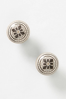 The Bistro Tile Stoneware Knobs, Set of 2 | Anthropologie (US)