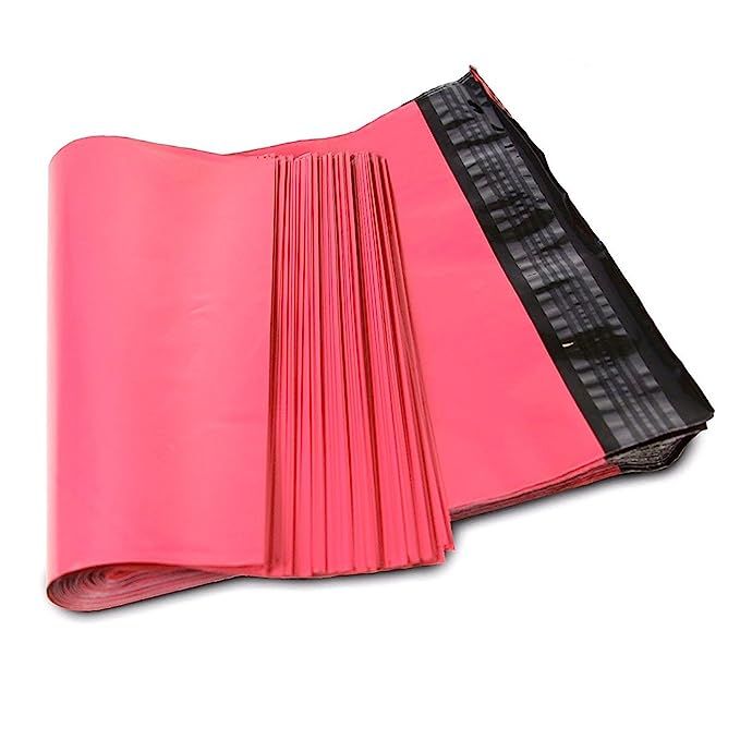 SJPACK 10x13 Hot Pink Poly Mailers 2.5 Mil Envelopes Plastic Shipping Bags with Self Sealing Stri... | Amazon (US)