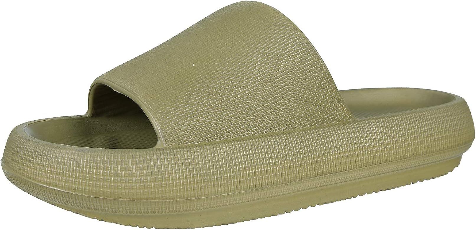 Colorxy Platform Shower Sandals for Women Men Non Slip Outdoor Shower Slides Shoes Bath Slippers | Amazon (US)