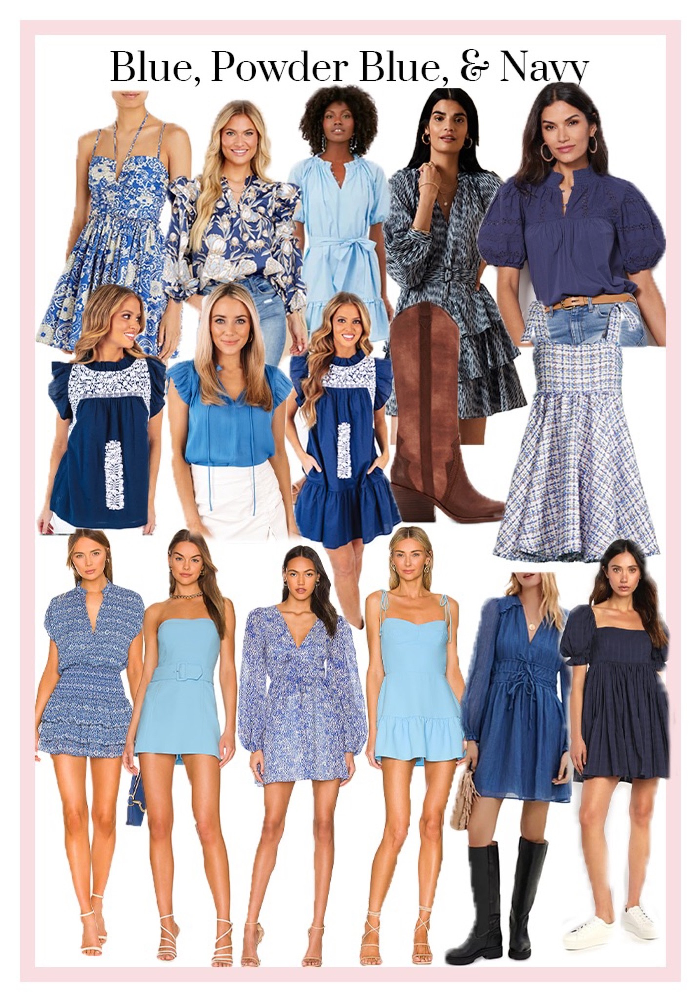 Blue gameday outfits // football game // blue dress // powder blue // navy // 

#LTKSeasonal #LTKstyletip