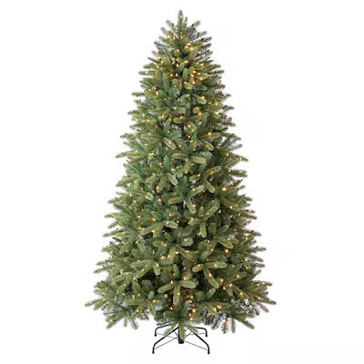 Tree Classics by Balsam Hill 7.5-ft Classic Fraser Fir Pre-lit LED Artificial Christmas Tree | Lowe's