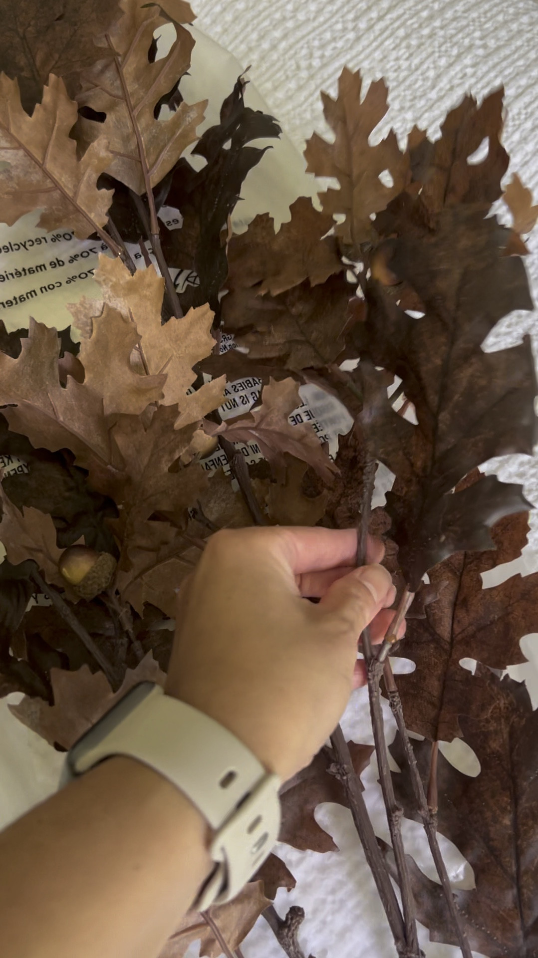 Faux branch with acorns 
Fall branch 
Pottery barn 
Fall Home 

#LTKHome #LTKFindsUnder50 #LTKSeasonal