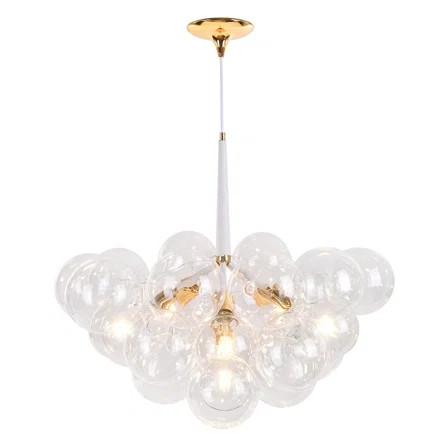 Corrigan Studio® Contemporary Clear Glass Bubble Chandelier | Wayfair | Wayfair North America