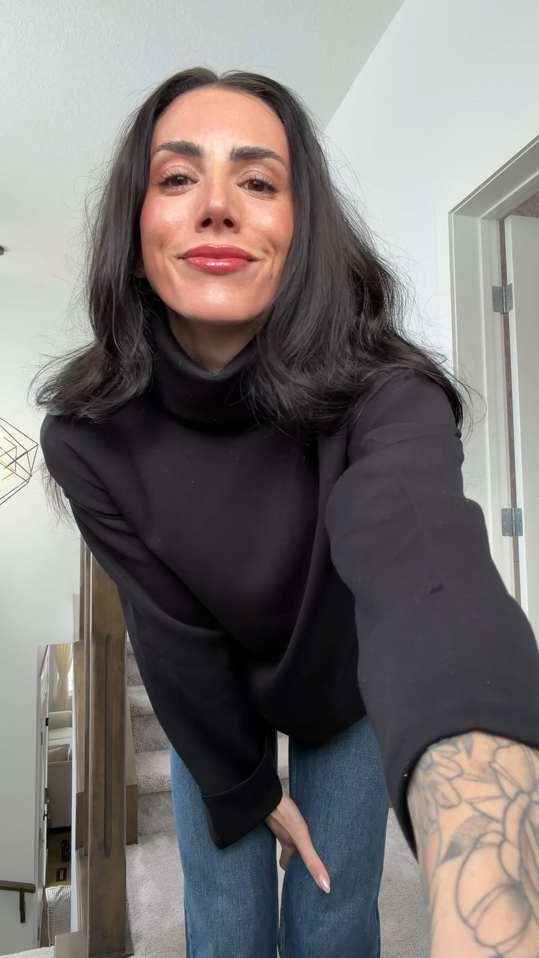 these jeansssss!!! Could wear every day. And the turtleneck from Spanx is a must if you’re like me and you usually can’t do turtlenecks (this one doesn’t make you feel itchy or constricted at all. It’s so cozy and soft. Super flattering too) - on sale for black Friday! 

#LTKsale #LTKfall #LTKcanada