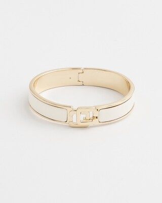 White Chico's Click Bangle | Chico's