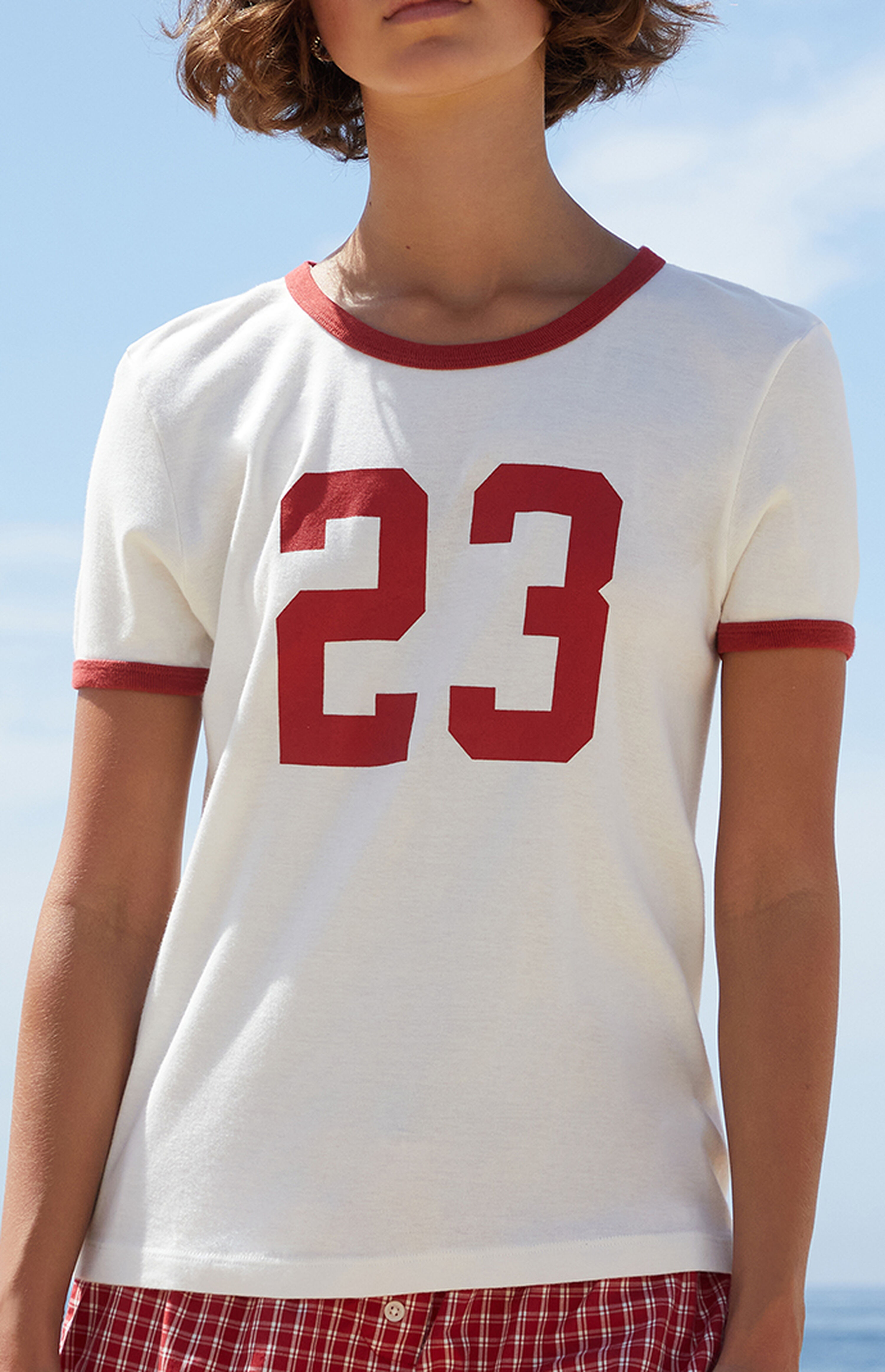 John Galt White Hailie 23 Ringer T-Shirt | PacSun