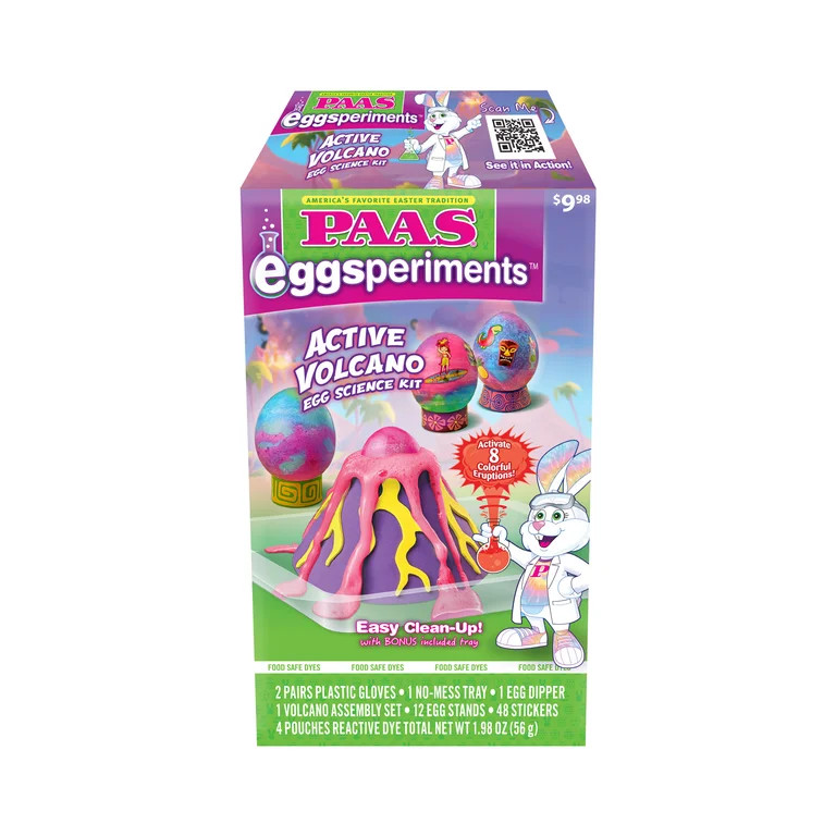 PAAS Easter Egg Decorating and Dye Kit , Active Volcano, 1 Kit | Walmart (US)
