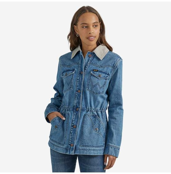 Wrangler Retro Cinched Denim Jacket | Rod's Western Palace/ Country Grace