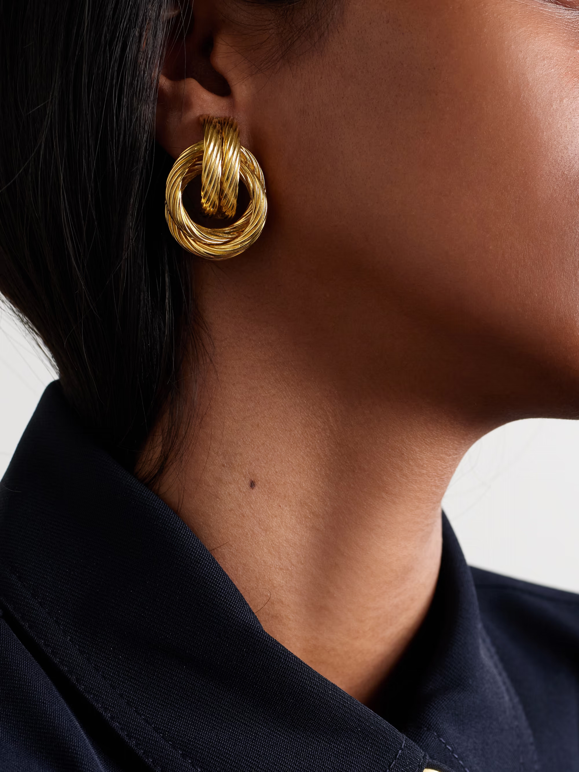 Givenchy gold-plated clip earrings | NET-A-PORTER (UK & EU)